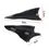 Thumbnail: 10Pcs Universal PU Rear Roof Shark Fins Spoiler Wing Kit Car Roof Spoiler Bumper