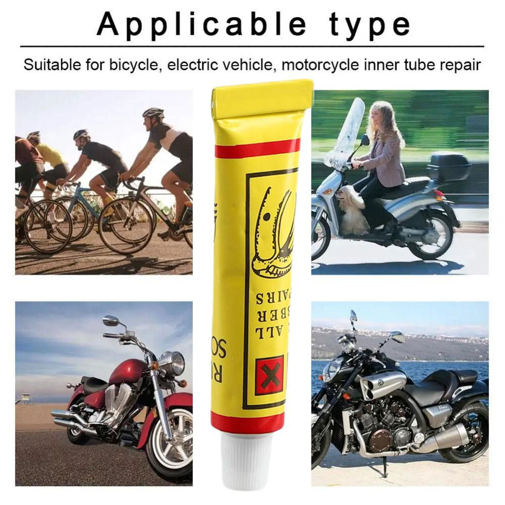 Tire Repair Glue Cement Rubber Tube Puncture Sealing Patch Liquid Adhesive Kit B