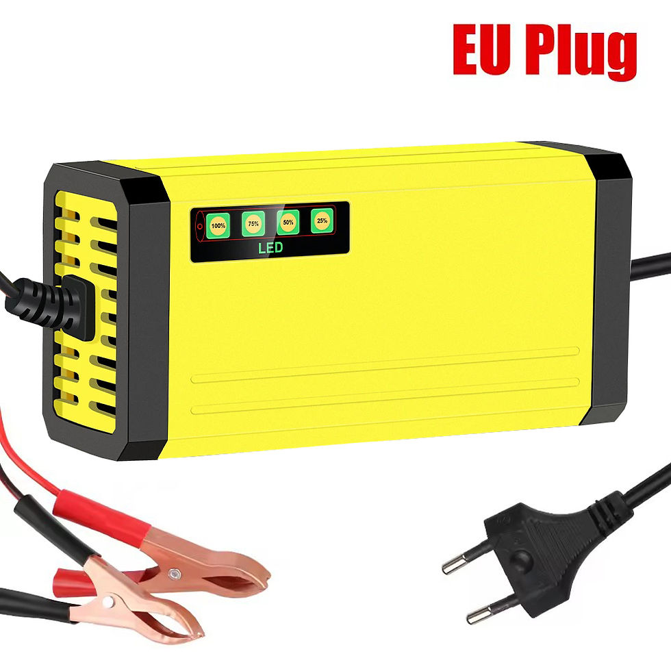 Thumbnail: 12V 2A Car Battery Charger 3 Stages Lead Acid AGM GEL Battery Full Automatic Int