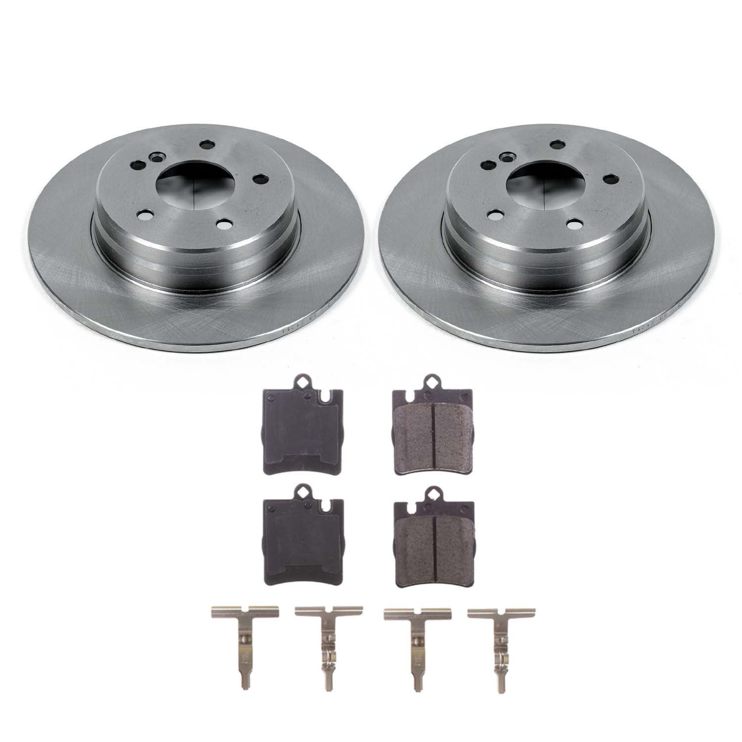 Ultimate Brakes Rear Ceramic Brake Pad and Rotor Kit with Hardware WM80820