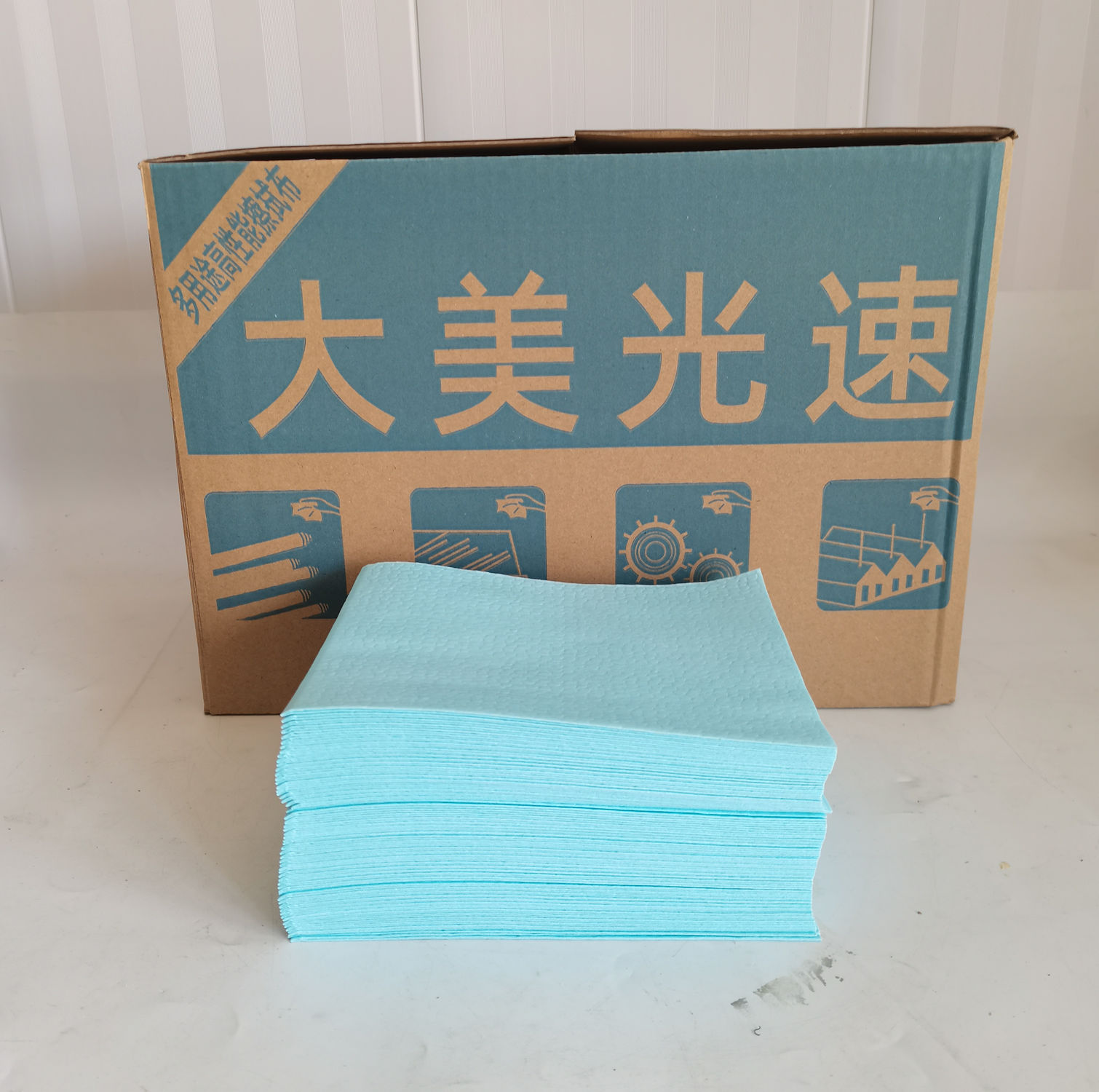 Dust free Industrial Wiping Cloth Fine Oil Removing Cloth Absorbent Paper Multif