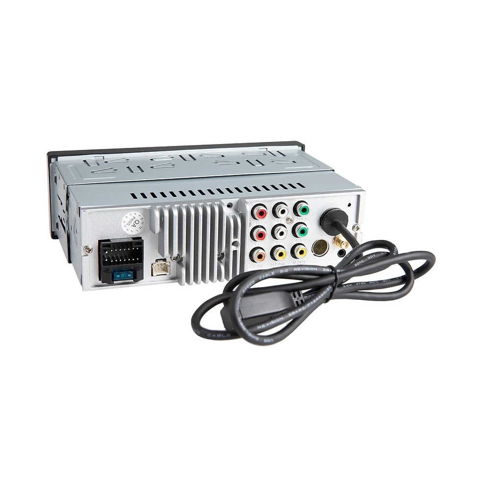 Thumbnail: CP-71W Single DIN 6.5" Color Touchscreen Car Stereo with Bluetooth Connected App