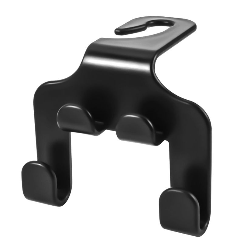 Thumbnail: Car Seat Headrest Hook Hanger Black Storage Organizer Universal For Handbag Purs