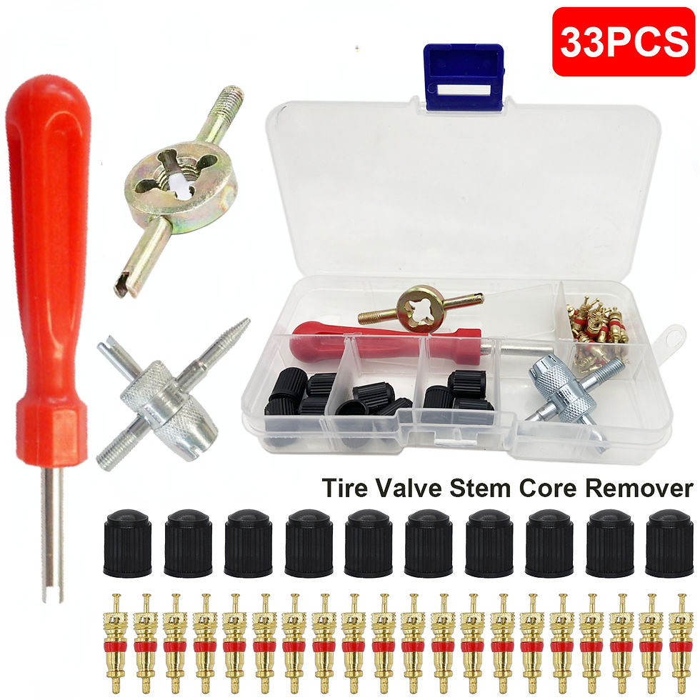 Thumbnail: Car Bicycle Slotted Handle Tire Valve Stem Core Remover Screwdriver Tire Repair