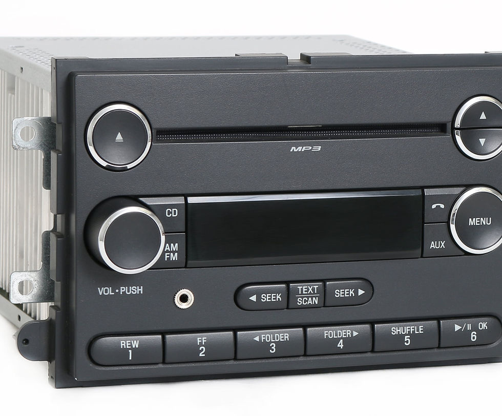 Thumbnail: Restored Ford Fusion 2007-2009 Mercury Milan AM FM CD Radio w Aux Input - 8..