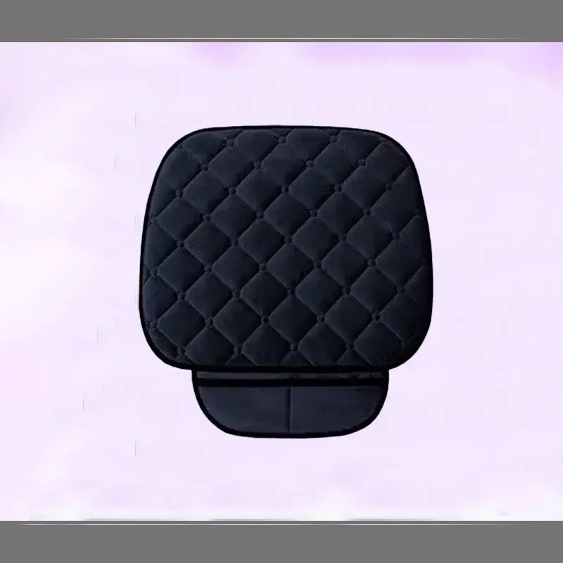 Thumbnail: Universal Anti-slip Warm Winter SUV Car Seat Cover Cushion Front Rear Flax Cushi