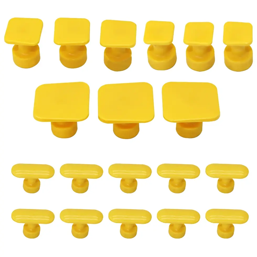 Thumbnail: Practical Repairing Car Body Glue Tabs Dent Removal Tools Yellow Dent Repair Kit