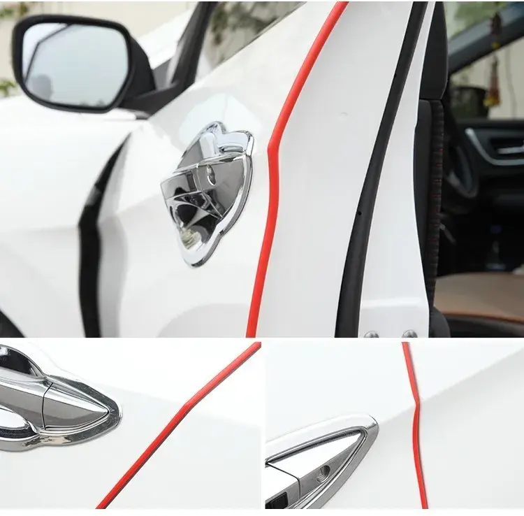 Thumbnail: 5m/Pack Universal Car Door Edge Guards Trim Styling Moulding Protection