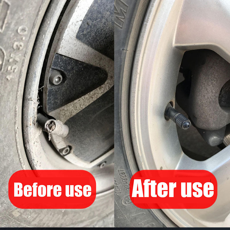 Thumbnail: 30Pcs Plastic Red Car Tire Valve Stem Caps Tubeless Tyre Wheel Stem Air Valve Ca