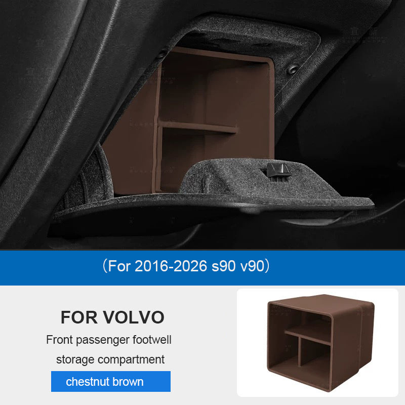 Thumbnail: For Volvo S90 XC90 V90 car storage box driver's lower storage box, storage box f