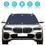 Thumbnail: Magnetic Car Front Windscreen Cover Automobile Sunshade Cover Car Windshield Sno