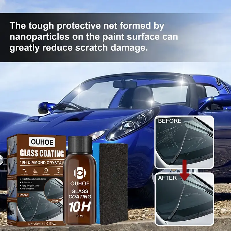 Thumbnail: Front Windshield Ceramic Coating Car Care Ceramic Coating Front Windshield Rearv