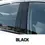 Thumbnail: Glossy Black Carbon Fiber Window Door Deal B C Pillar Post Cover Sticker For For