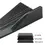 Thumbnail: Pair Universal Car Rear Bumper Spoiler Lip Carbon Fiber Wing Trim Protection Ant