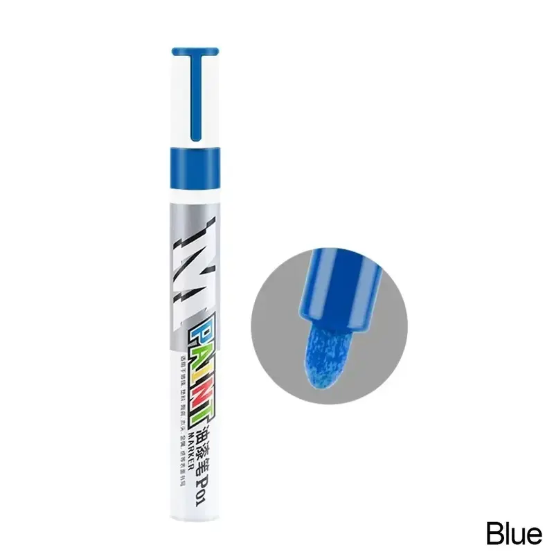 Thumbnail: Car paint scratches repair brush pen waterproof water paint marker pen car tire