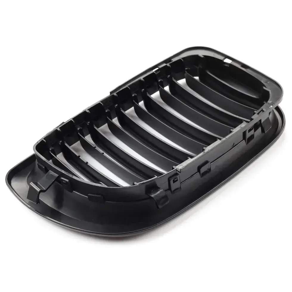 Thumbnail: 1Pair For BMW 3 Series E46 Car Front Bumper Grilles Racing Grill Kidney Dual Lin
