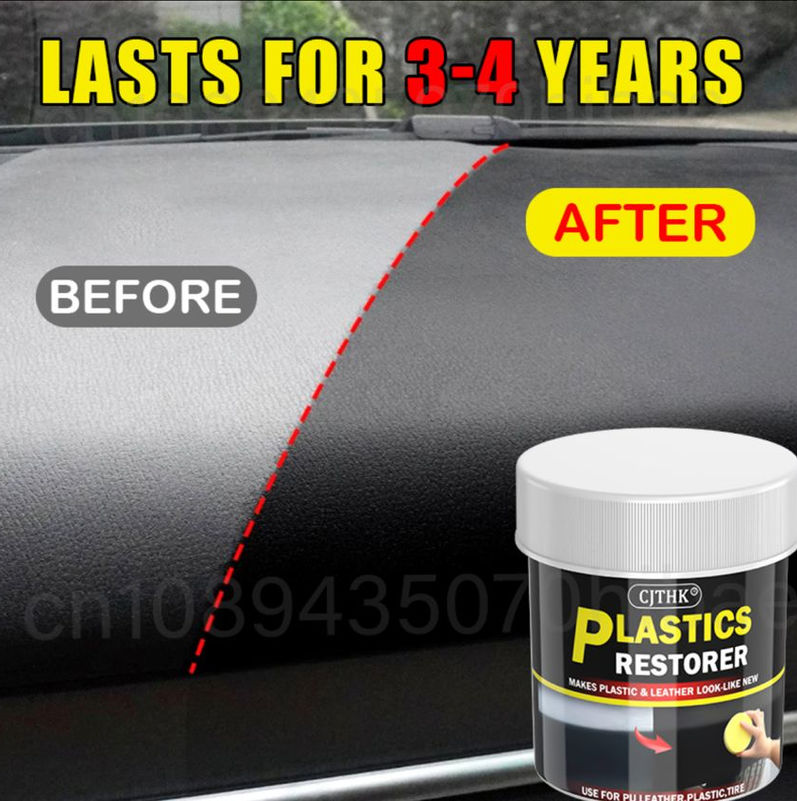 Thumbnail: 150g Car Plastic Restorer Back To Black Gloss Car Cleaning Products Plastic Leat