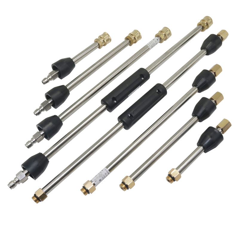 Thumbnail: Pressure Washer Extension Wand With 1/4" Quick Connector Lance Spear With Curved