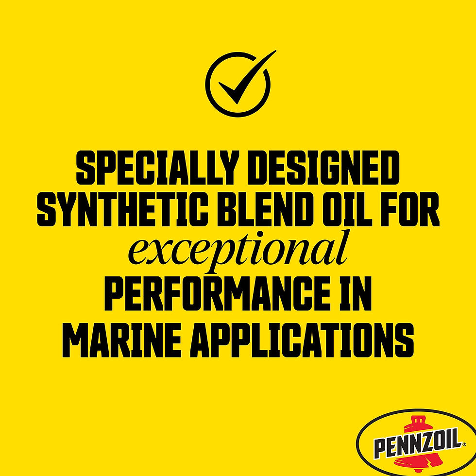 Thumbnail: Pennzoil Marine Premium Plus 2-Cycle Synthetic Blend Engine Oil, 1 Gallon