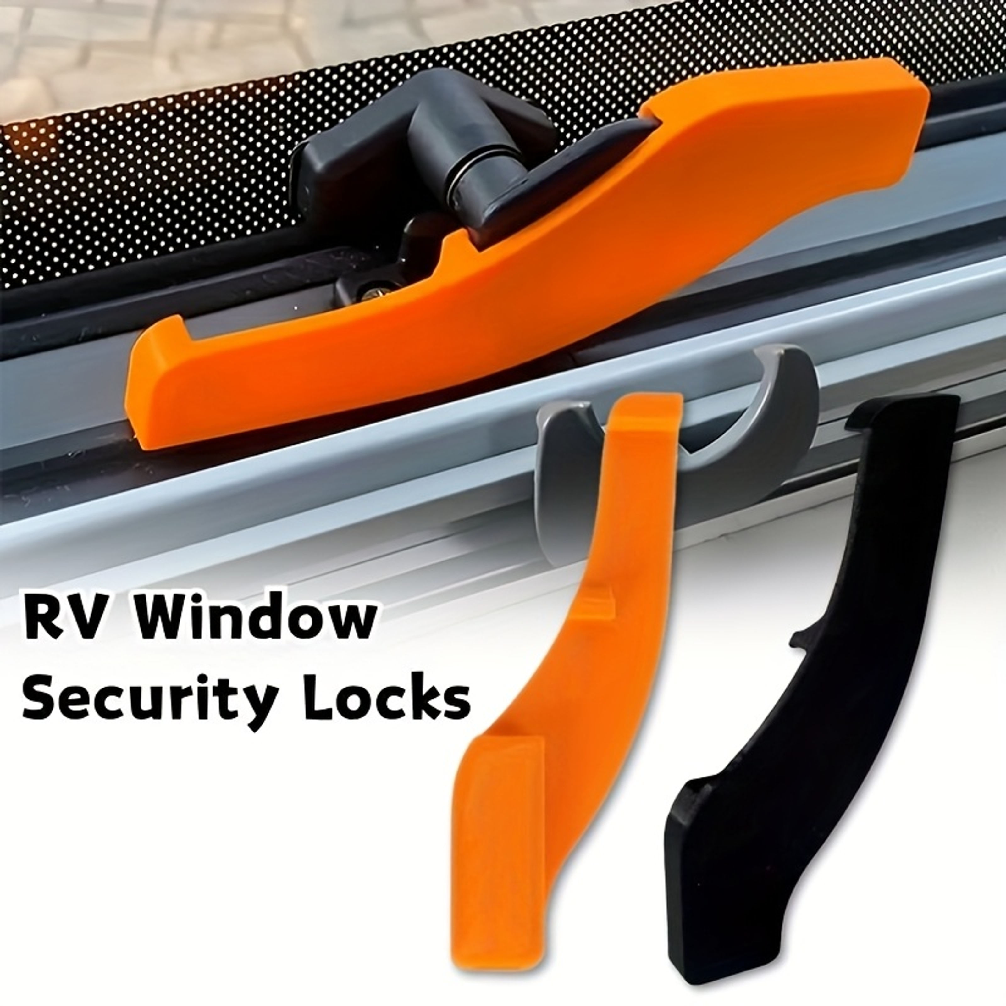 2pcs RV Window Security Lock Set, Window Safety Locks for RVs and Campers, RV Wi