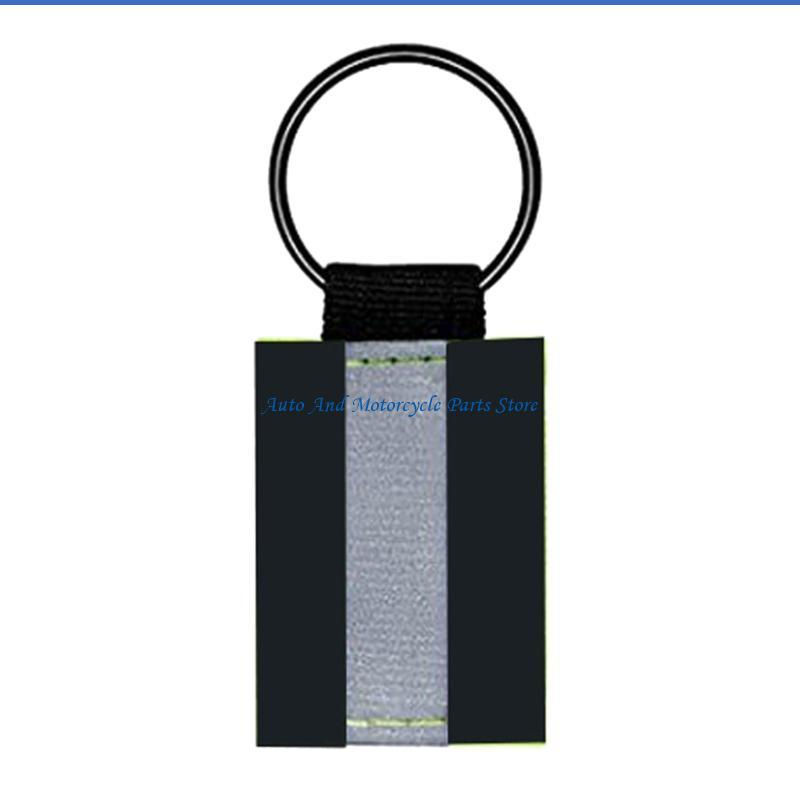 Thumbnail: P9FD 10pcs/set Reflective Keychain Charm Reflective Keychain Hanging for Night S