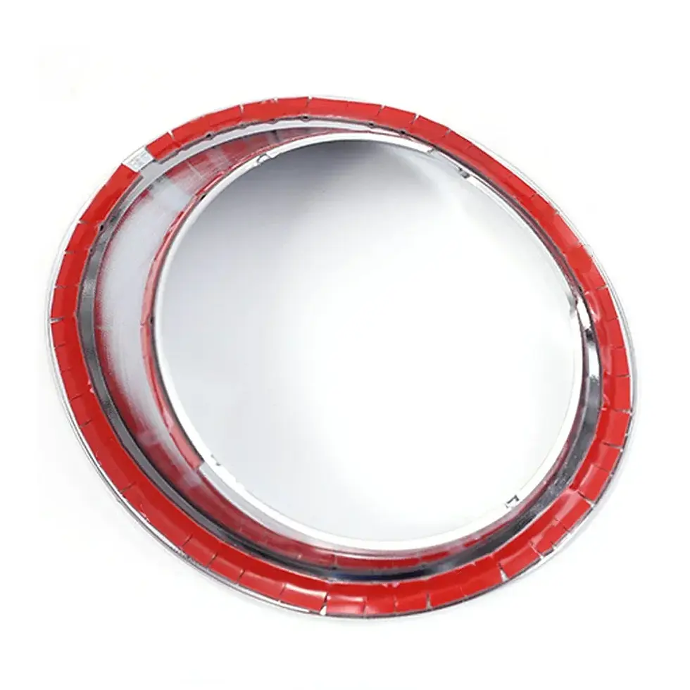 Thumbnail: 2Pcs ABS Carbon Fiber 2pcs Car Styling Front Fog Light Frame Lamp Ring Cover Tri