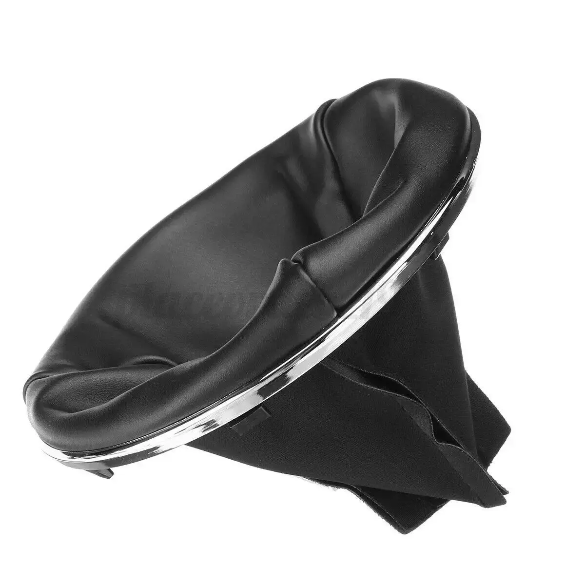 1PC UK For Fiat Gear Stick Shift Knob Gaiter Boot Cover Leather Frame 500c 07-15