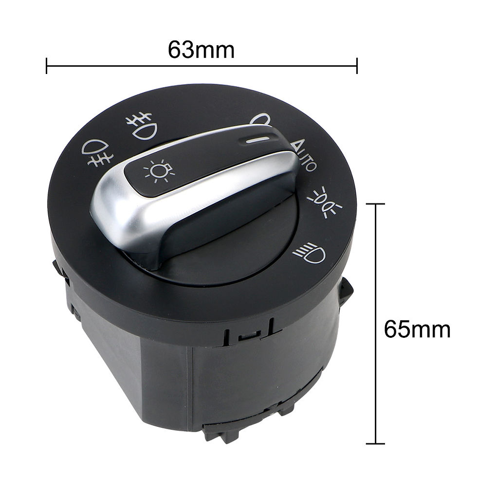 Thumbnail: Car Headlight Fog Light Switch For Volkswagen VW Golf Jetta MK6 MK5 Passat B6 B7