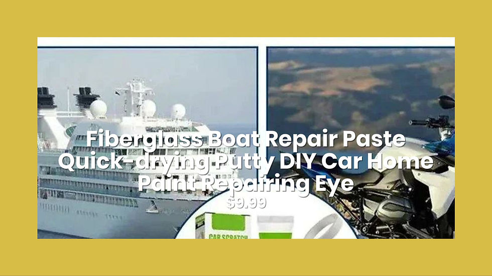 Thumbnail: Fiberglass Boat Repair Paste Quick-drying Putty DIY Car Home Paint Repairing Eye