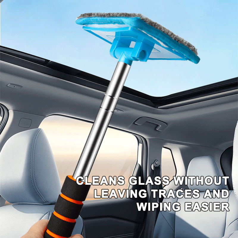 Thumbnail: SEAMETAL Car Windshield Cleaning Brush Window Glass Clean Wiper Scalable Long Ha