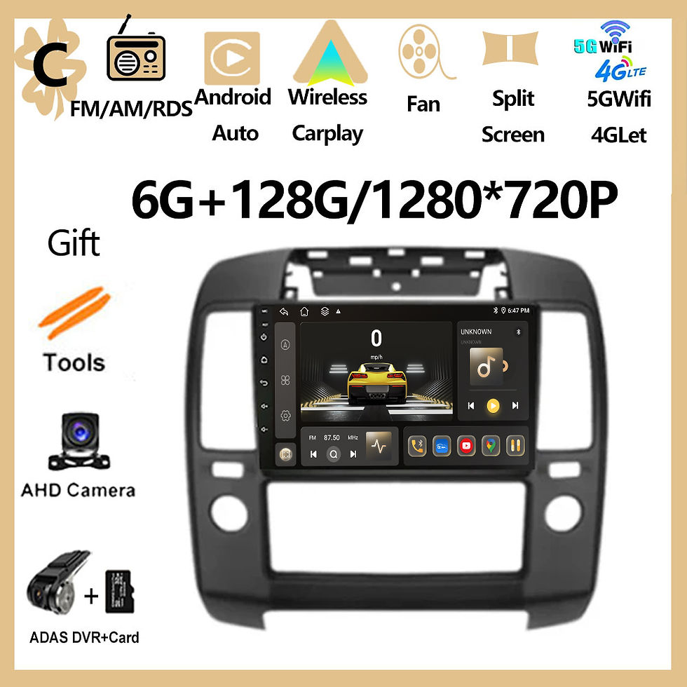 Thumbnail: Android Auto For Nissan Navara 3 D40 2004 - 2010 Car Radio Multimedia GPS Naviga