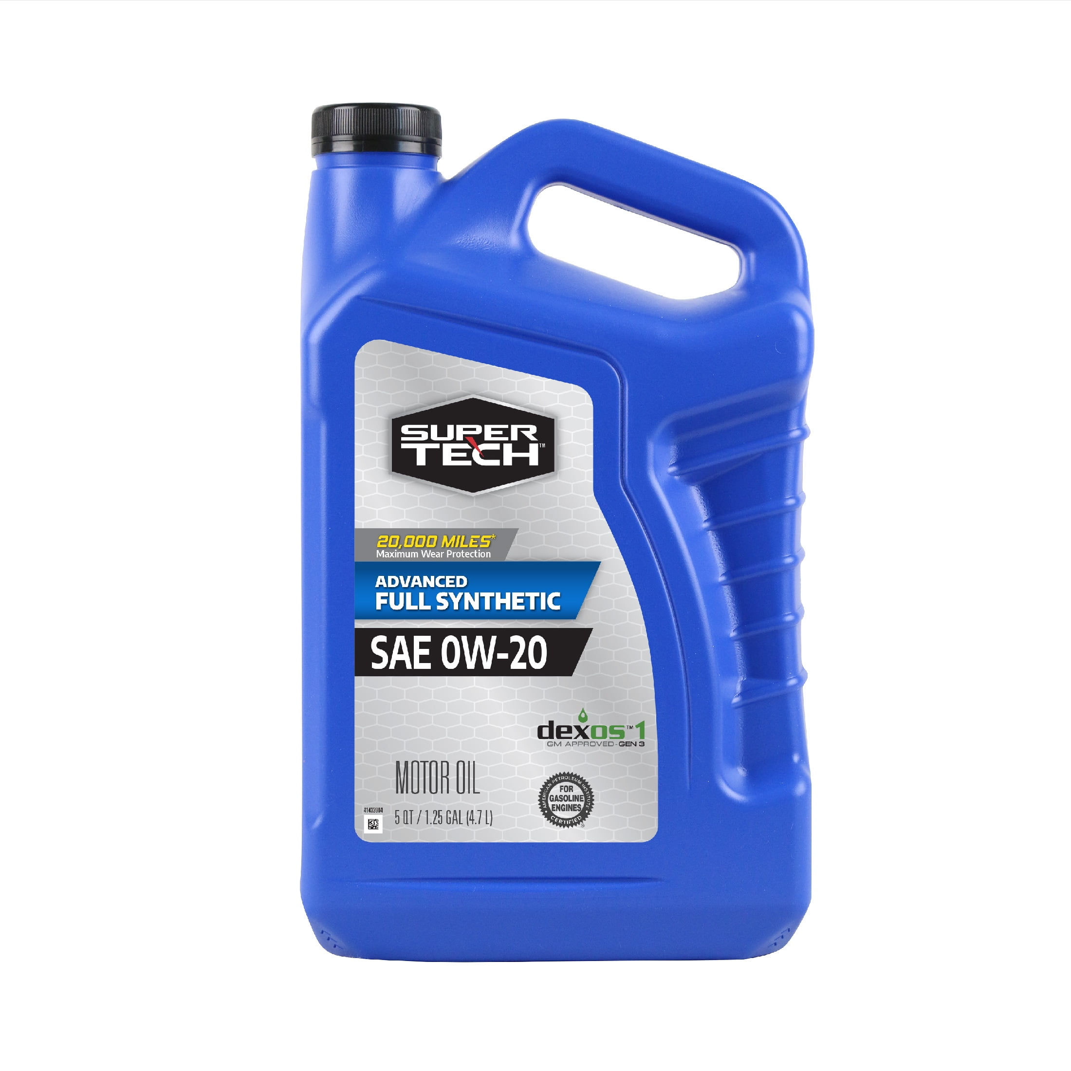 Super Tech Advanced Full Synthetic Motor Oil SAE 10W-30, 5 Quarts