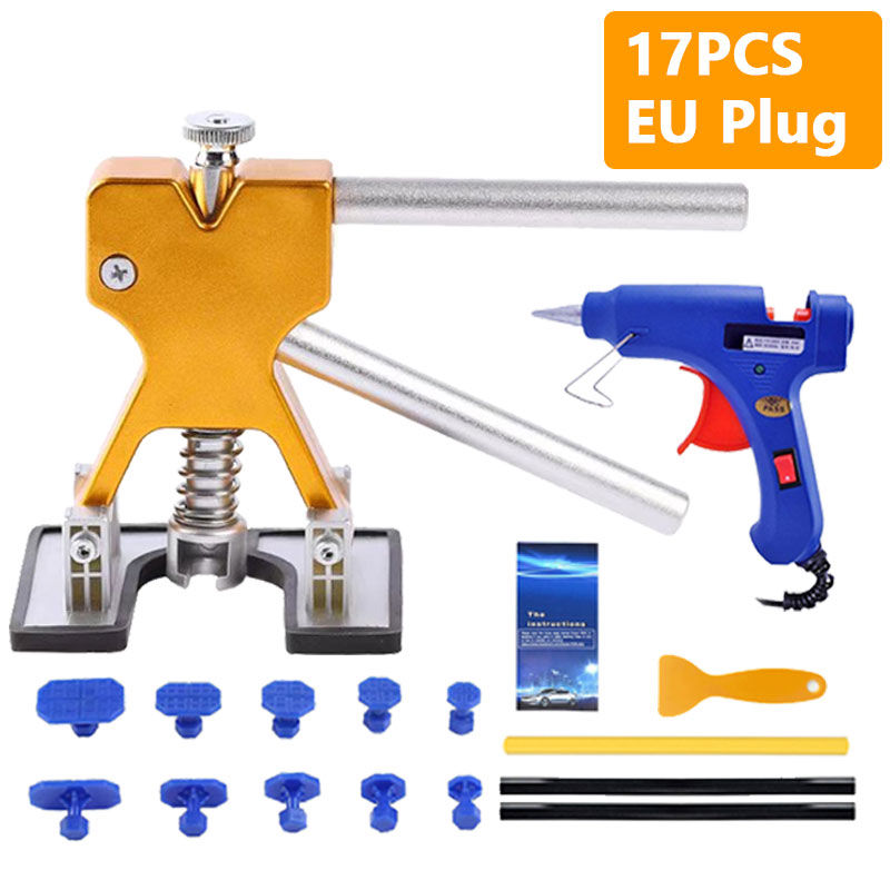 Thumbnail: Car Dent Removal Tool Auto Body Dent Repair Tool Kit Push Hand-Hold Type Paint F