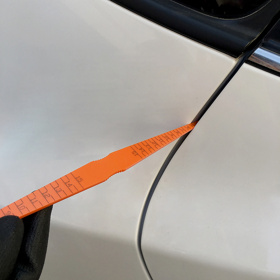 Thumbnail: Gauge Taper Gap Panel Car Tool Alignment Door Feeler Metric Measuring Ruler Body