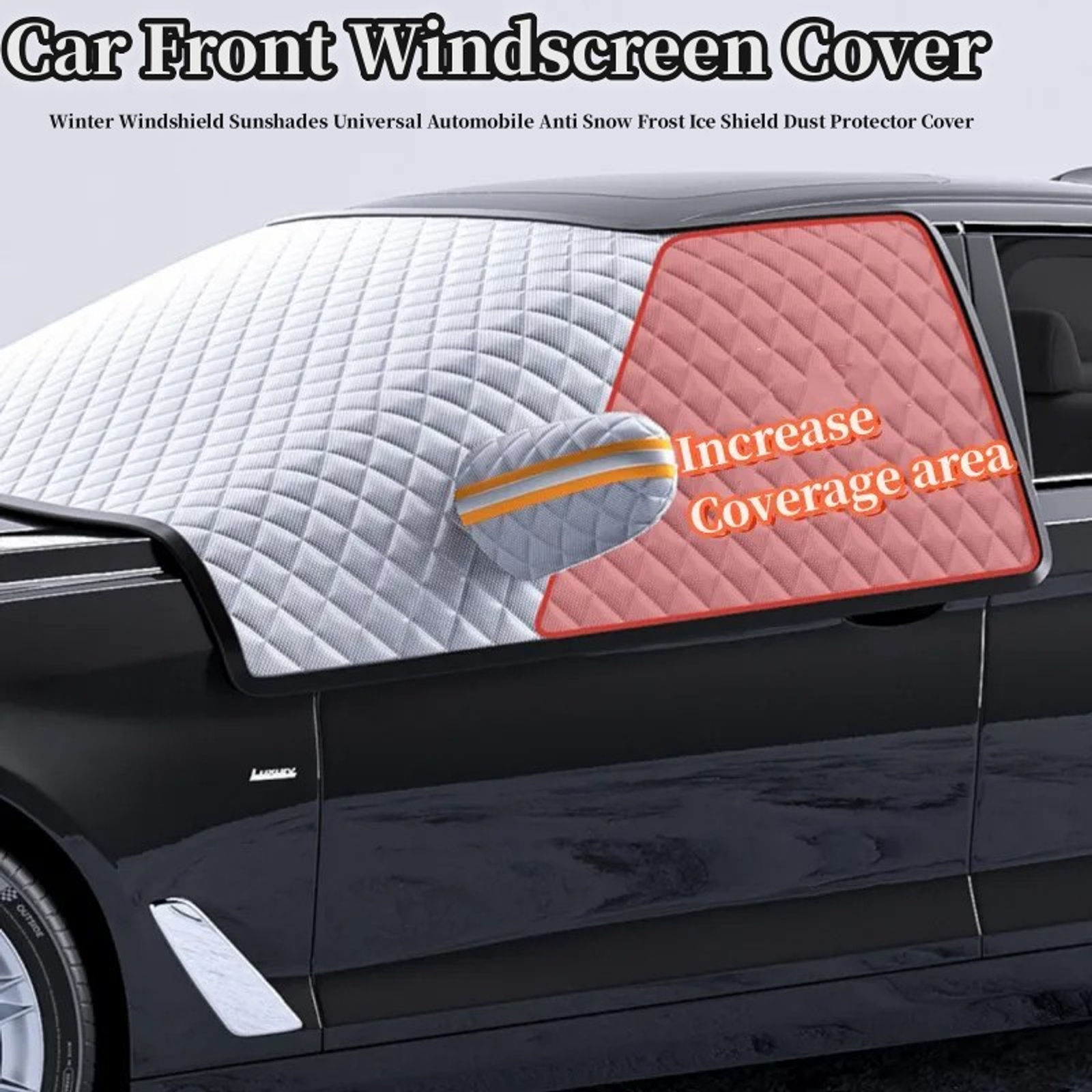 Upgrade Car Front Windscreen Cover Automobile Sunshade Snow Cover Car Windshield