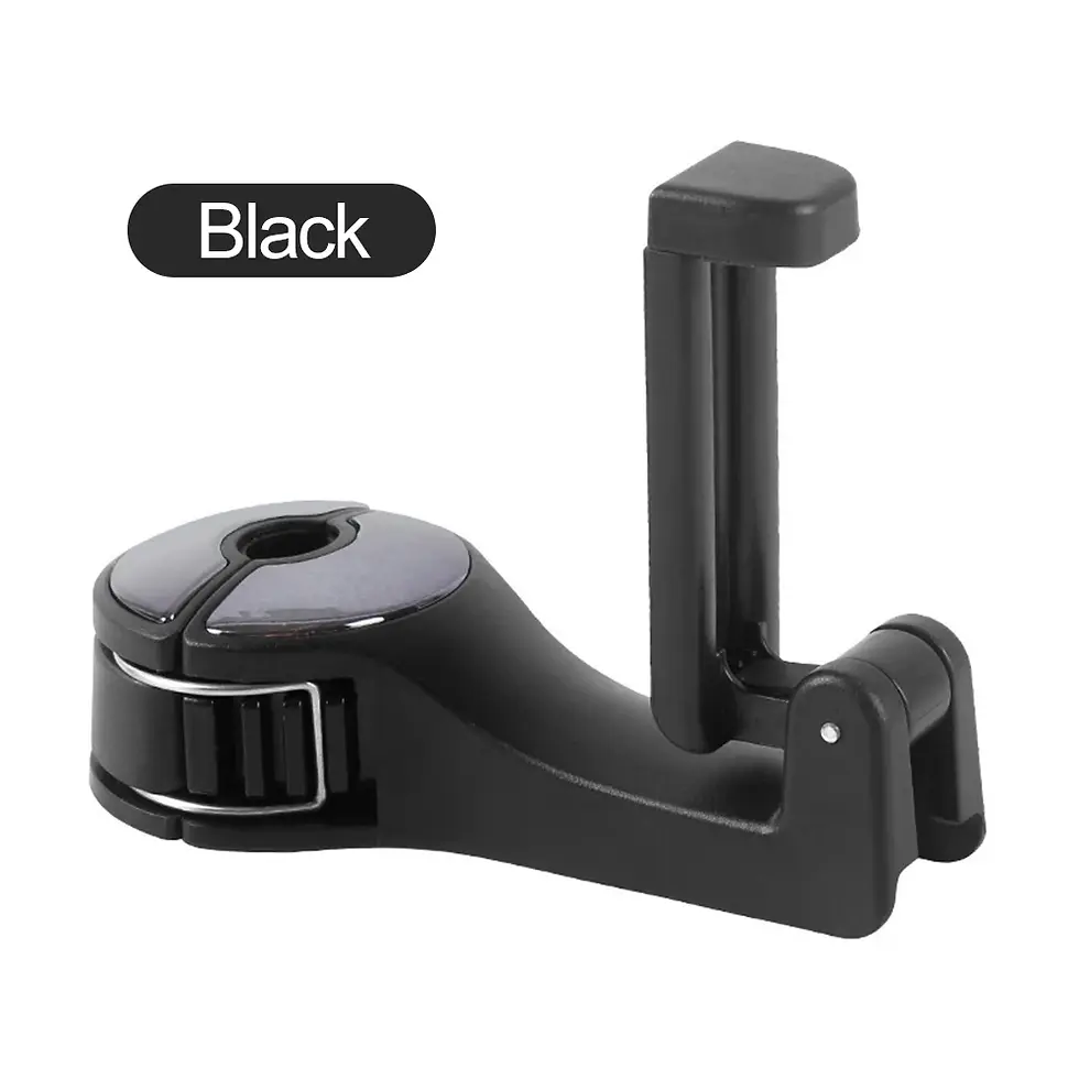 Thumbnail: 2 in 1 Car Back Seat Hook Portable Auto Seat Headrest Hanger Storage Hook Mobile