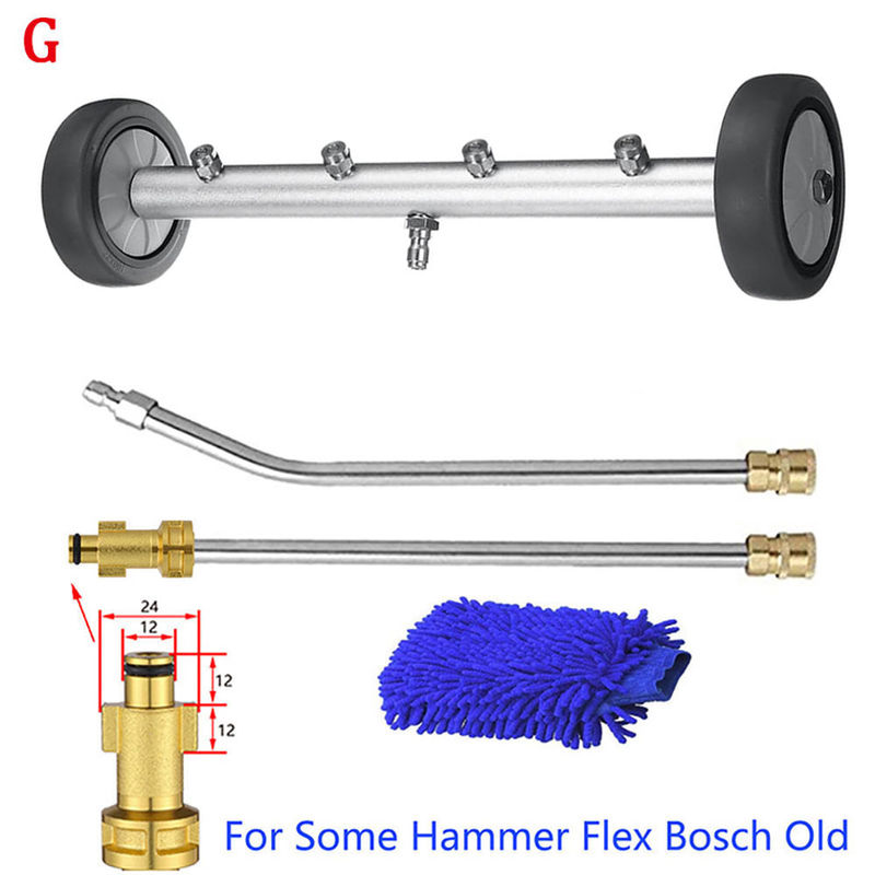 Thumbnail: Undercarriage Cleaner Water Broom Car Chassis Wash For Karcher/Parkside/Black De