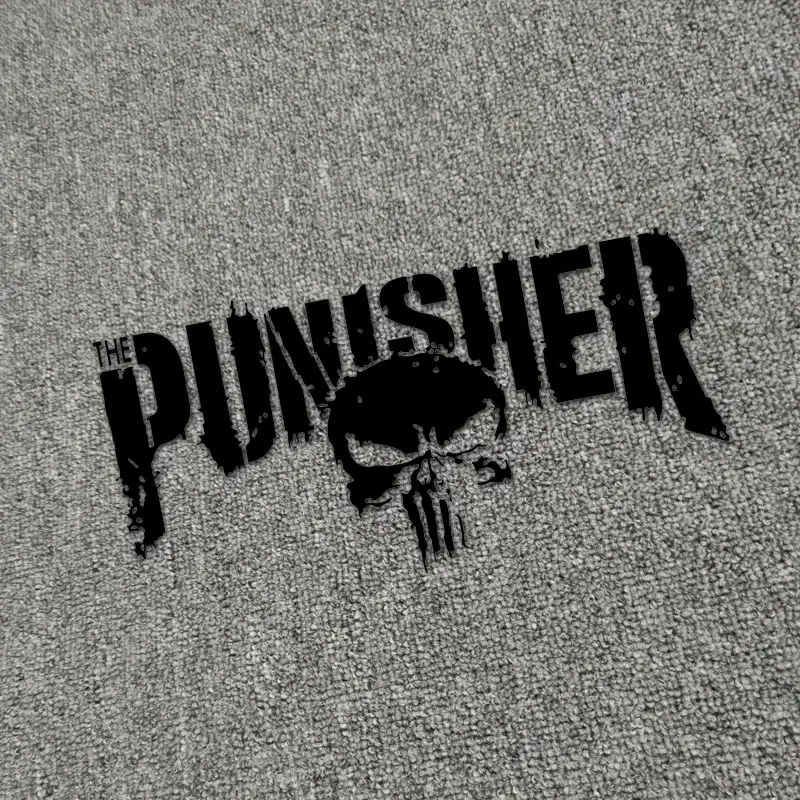 Thumbnail: Motorcycle Tank Decals Punisher Reflective Helmet Stickers Decorative Accessorie