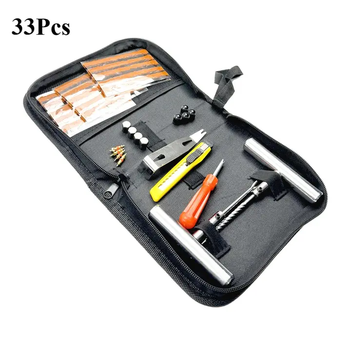 Thumbnail: Emergency Tire Repair Kit Car Tire Repair Tool Tire Repair Kit Auto Bike Tire Re