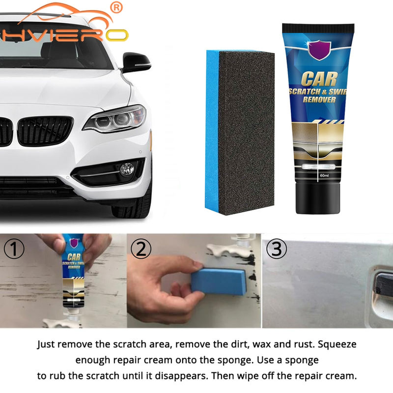 Thumbnail: Paint Scratch Repair Cream 60ML Car Maintenance Care Oil-free Wax Dirt Cleaning