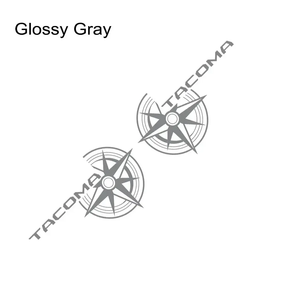Thumbnail: Pickup Trunk Bed Side Stickers For Toyota Tacoma TRD Truck Graphics Compass Deco