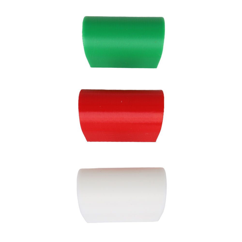 3pcs Car Front Grill Covers Italian Tricolore Durable Plastic Grill Cover For Fi