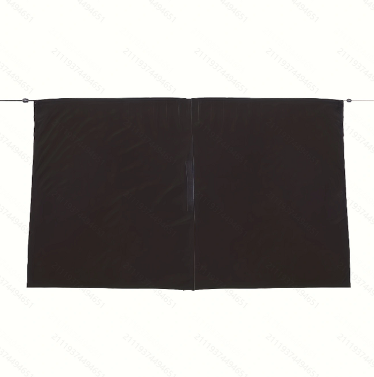 Thumbnail: Black front and rear car sunshades, sun protection, heat insulation, sunshade, p
