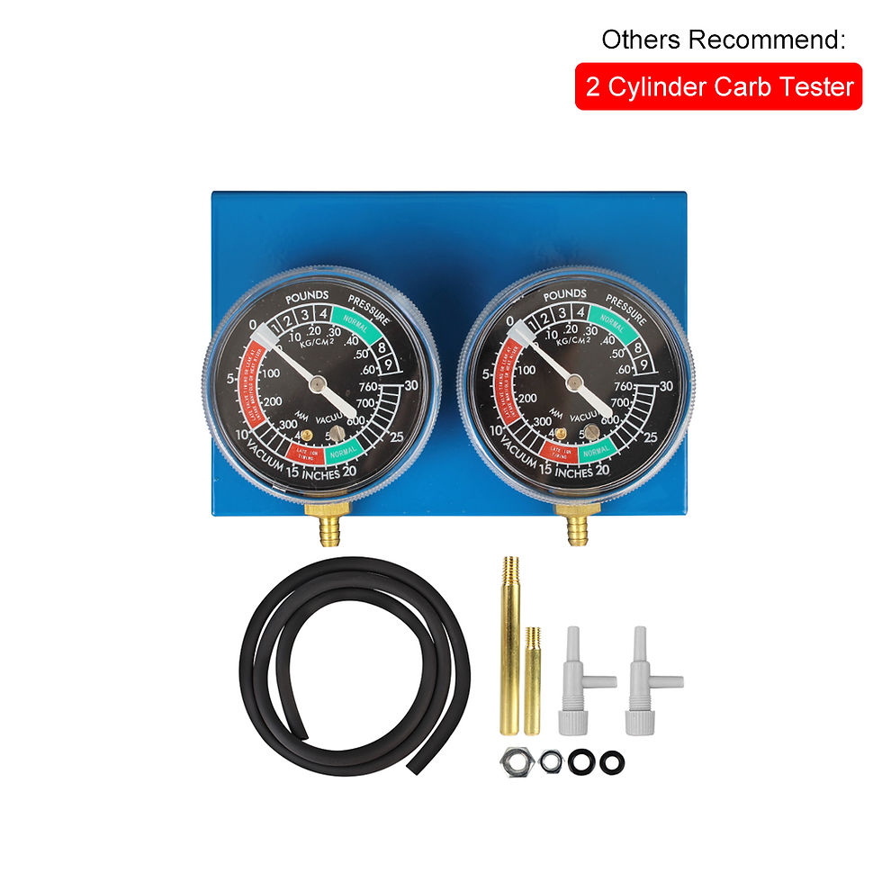 Thumbnail: for 2/4 Cylinder Motorcycle Carburetor Carb Synchronizer Kit Ignition Tester Bal