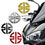 Thumbnail: 3D Motorcycle Sticker Logo Decal For Kawasaki Ninja H2 H2R Zx6R Zx12R 400 650 10