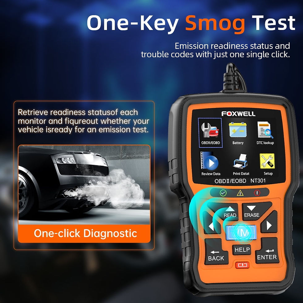 Thumbnail: Foxwell OBD2 Scanner Code Reader Check Engine Fault Car Diagnostic Tool Che..