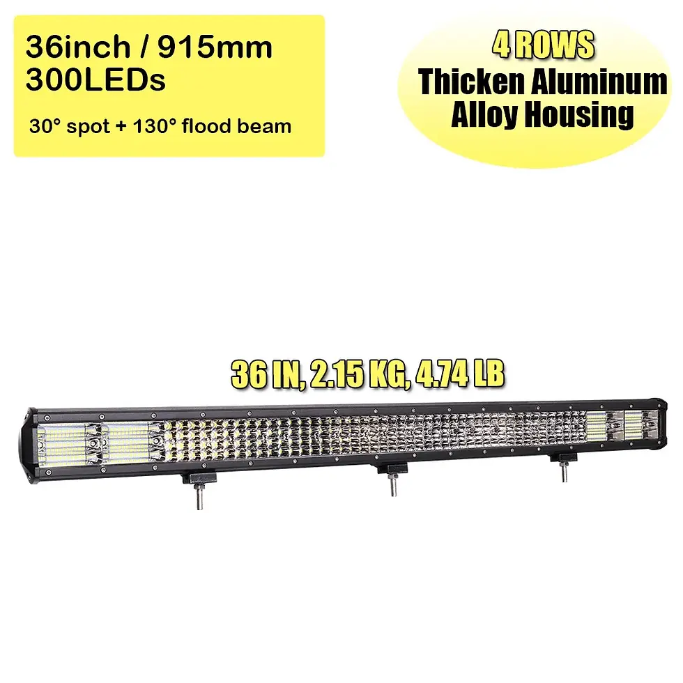 Thumbnail: HELLO EOVO LED Bar 4 / 7 / 12 / 20 / 22 / 28 / 36 Inch LED Light Bar Driving