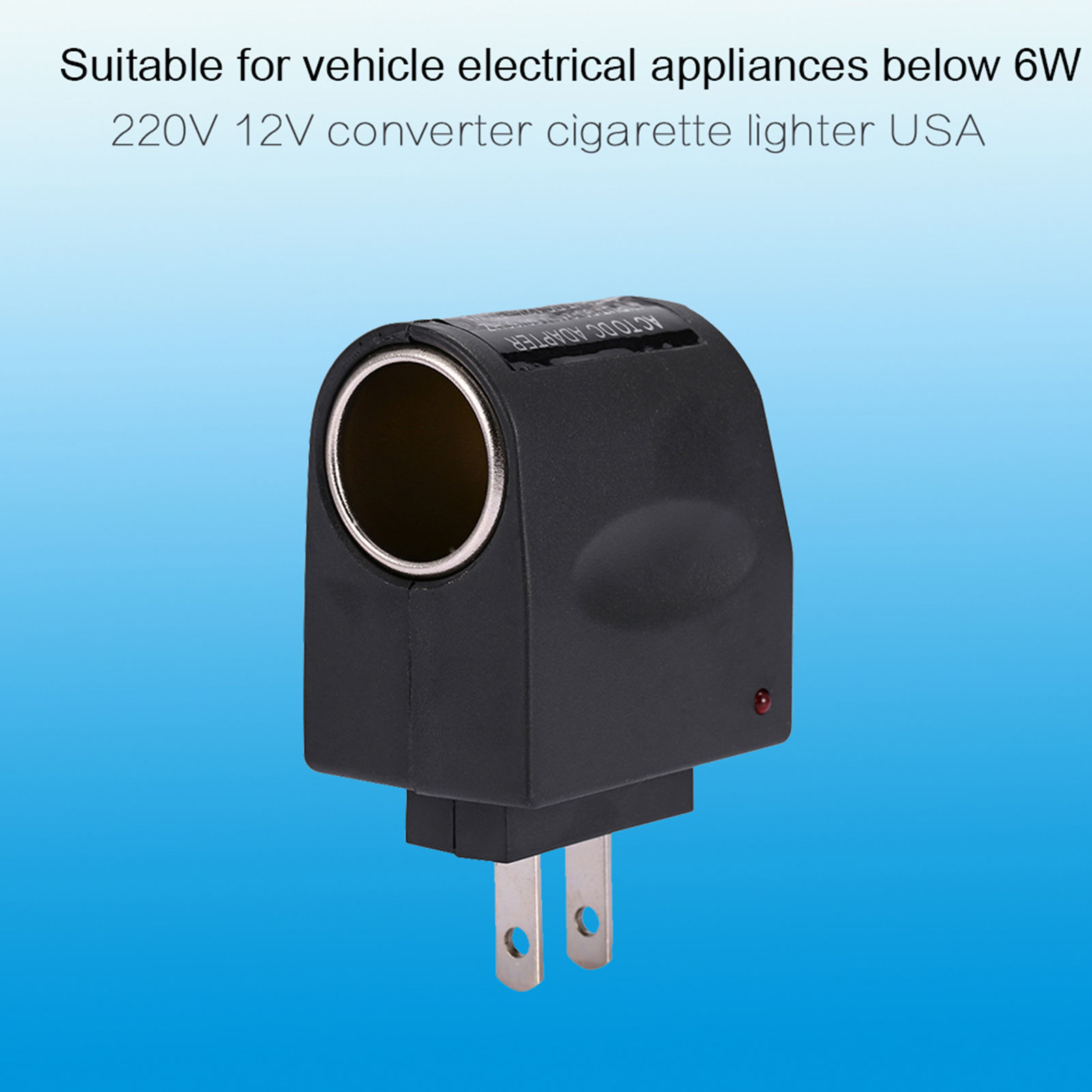 Wall Power AC to 12V DC Car Charger Cigarette Lighter Converter Adapter US EU Pl