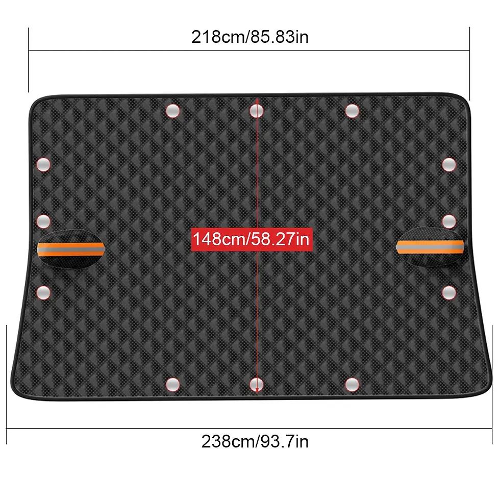 Thumbnail: Winter Car Window Snow Cover Large Size Magnetic Car Windshield Snow Cover Anti