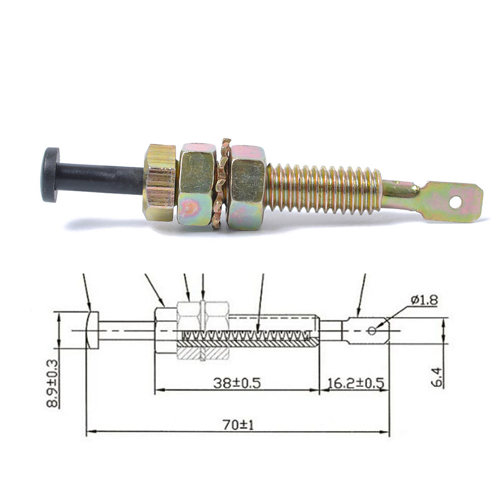 Thumbnail: 2/4Pcs Hood Bonnet Jamb Pin ON-OFF Switch Universal Car Auto Door Engine Trunk A